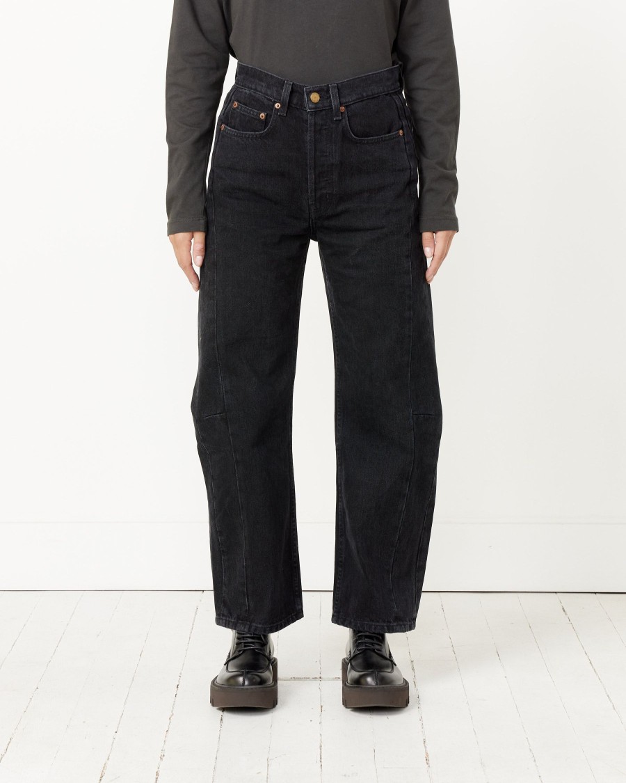 Woman B Sides Jeans | Lasso Jean In Black Stone Wash